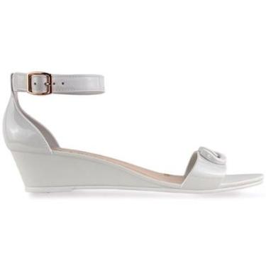 Imagem de Sandália Anabela Crochê Janahina Morena-Feminino