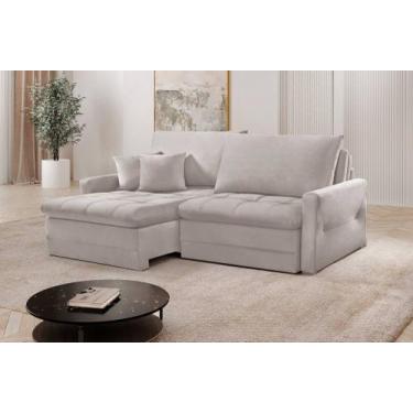 Imagem de Sofá Cristal Retrátil e Reclinável Caixa Zero 200m Movenzo Estofados, 