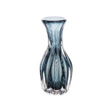 Imagem de Vaso De Vidro Italy Azul 9,5cm x 20Cm