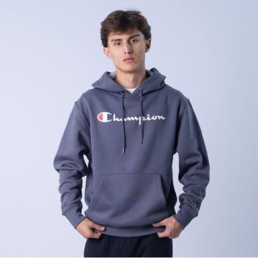 Imagem de Moletom canguru champion athletic powerblend script logo ink, XGG