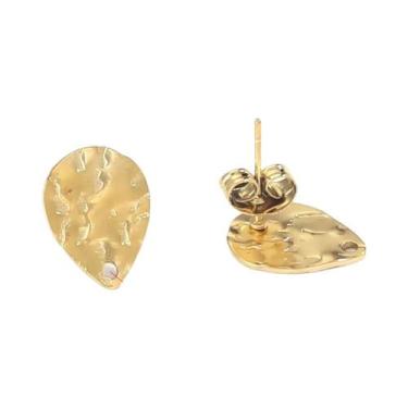 Imagem de Base Para Brincos De Aço Inoxidável Com Padrão Estrela E Lua, 10 Peças