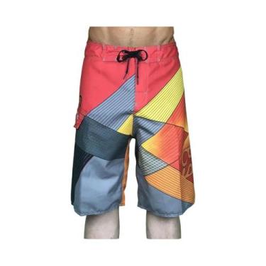 Imagem de Bermuda Masculina Estampada Para Natação, Surf, Praia E Corrida, Moda 