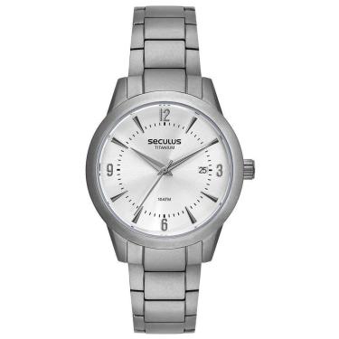 Imagem de Relógio Seculus Masculino 44250G0SVNT1 Titânio-Masculino