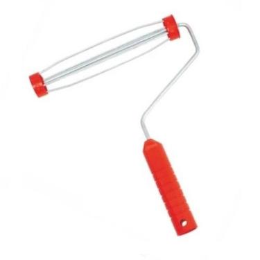 Imagem de Garfo para Rolo de Pintura 400-23SR sem Rosca 23CM em PVC e Aço Galvanizado com Cabo Pl...