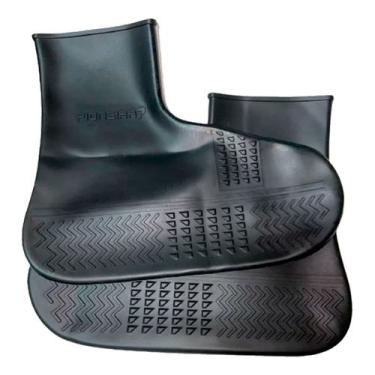 Imagem de Capa Chuva Sapato P/ Tênis Moto Protetor Silicone Calçado - Pioneira, 