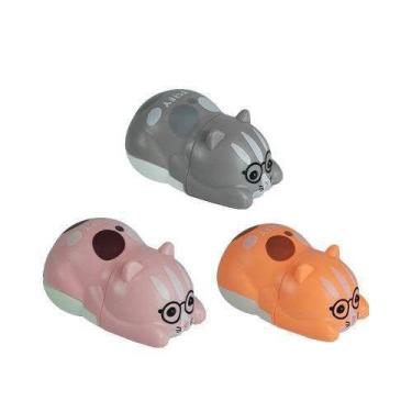 Imagem de Apontador com Borracha Gatinho - Fofy -, Rosa