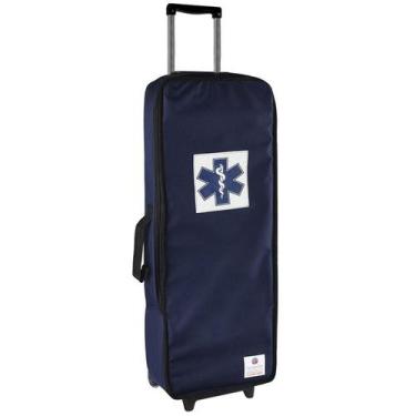 Imagem de Bolsa com Rodinhas para Cilindro 5 Litros Marinho - Centercor Hospital