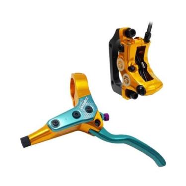 Imagem de Freio a Disco Hidráulico Ultraleve TANKE MTB 4 Pistões Com Pastilhas D