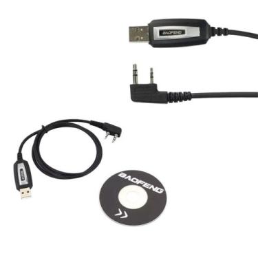 Imagem de Cabo Com CD Programador Para Rádio Baofeng  - Lellis Rocha - Baofeng 