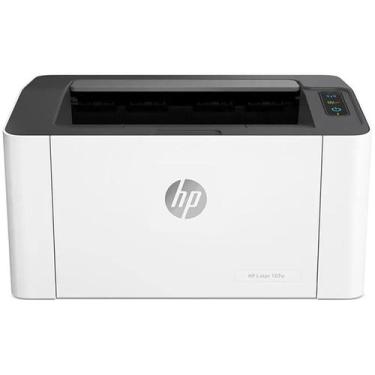 Imagem de Impressora Hp Laser 107W Monocromática Branca e Cinza 110V