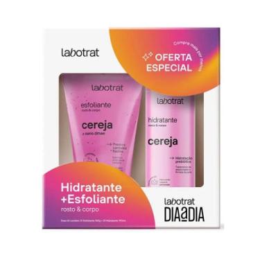 Imagem de Kit Esfoliante Hidratante Labotrat Dia a Dia Cereja 150g+190ml
