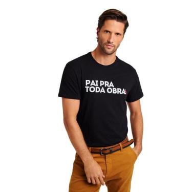 Imagem de Camiseta Sb Pai Pra Toda Obra Dia A Dia Reserva, P, Preto