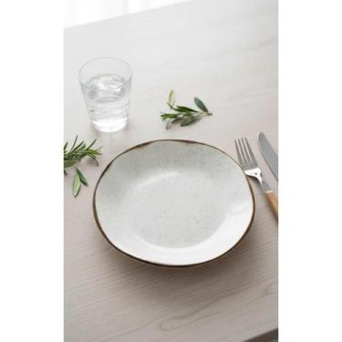 Imagem de Conjunto 6 Pratos Fundos Porcelana 22,5cm Maresia - Congratulations St