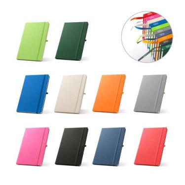 Imagem de Caderno A5 de Capa Dura com Folhas Pautadas - Caderno Reciclado 100% r