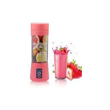 Imagem de Mini Liquidificador Mixer Juice Usb Garrafa pink - BC BORA COLEGA SHOP