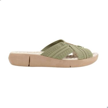 Imagem de Tamanco Feminino Modare Verde Alcrim Camel 7142.101