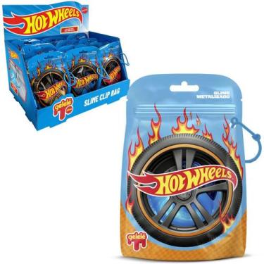 Imagem de Slime clip bag hot wheels - azul - 180g - gelelé