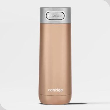 Imagem de Copo Térmico Inox Contigo Luxe 473ml AUTOSEAL Tampa Vedada Mantém Frio
