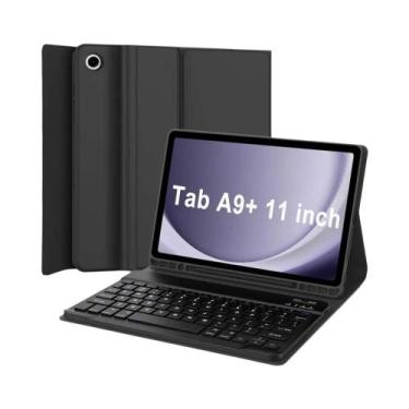 Imagem de Capa Com Teclado Bluetooth Para Samsung Galaxy Tab A9 plus De 11 Poleg