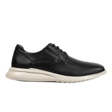 Imagem de Sapato masculino esporte fino ferracini preto, 41, Preto