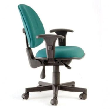 Imagem de Cadeira Executiva com Back System Linha Office Plus Verde - DESIGN OFF