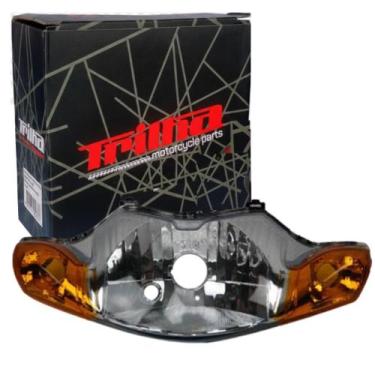 Imagem de Farol Bloco Optico Lente Cristal Phoenix 50 2011 Até 2020 - Trilha