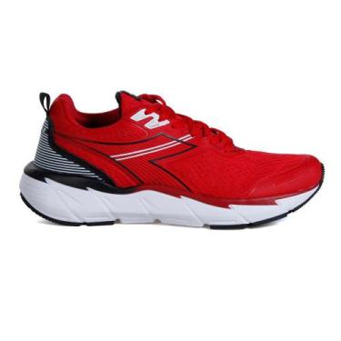 Imagem de Tenis diadora apollo  masculino, 38, Vermelho, Preto