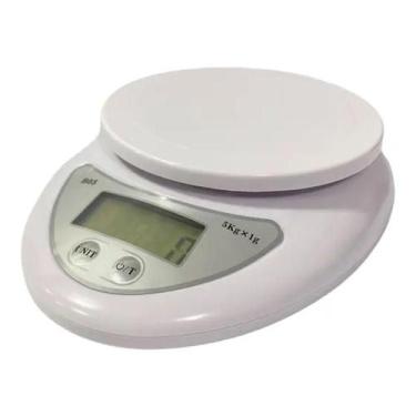 Imagem de Balança Digital De Cozinha Com Bandeja até 5kg - Quanhe