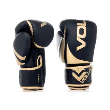 Imagem de Luva de boxe vollo training dourada, 10oz