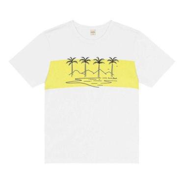 Imagem de Camiseta Infantil Menino Manga Curta 100% algodão rovitex, Caqui, 14