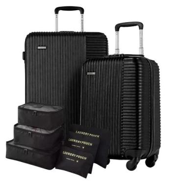 Imagem de Mala Bordo 10kg, Média 23kg e Grande 32kg ABS Premium Com Garantia Vit
