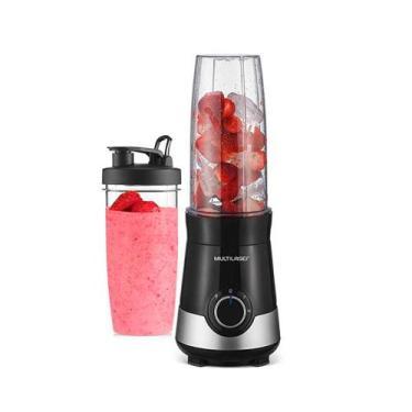 Imagem de Liquidificador Shake 800ml 127V Preto e Prata - BE013 - Multilaser, Pr