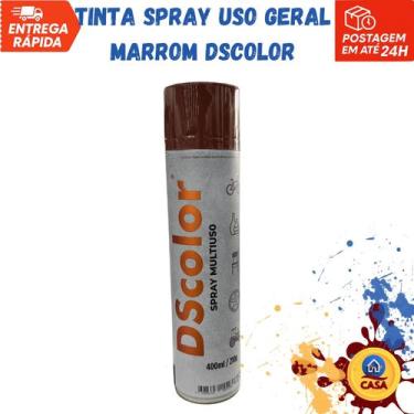 Imagem de Tinta Spray Uso Geral Marrom DSColor - DS Color