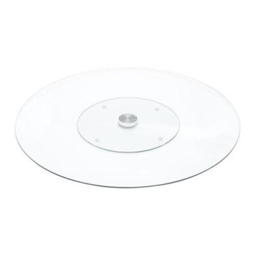 Imagem de Centro de Mesa Giratório Wolff de Vidro Temperado 45cm