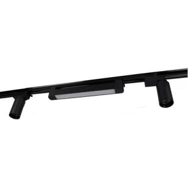 Imagem de Kit Trilho Eletrificado 1m Com 2 Spot 7w E 1 Difusa Led 20w - Bela Hom