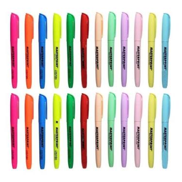 Imagem de Marca Texto MP612 Neon e Pastel 24 Unidades - Masterprint - Tendtudo