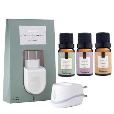 Imagem de Aromatizador Elétrico Standard + 3 Essências 10ml - Via Aroma