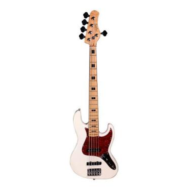 Imagem de Contrabaixo Tagima TJB5 OWH C/TT 5 Cordas Classic Series Jazz Bass Pas