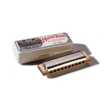 Imagem de Gaita de Boca Hohner Marine Band 1896/20 em G Marine Band Series, Mari