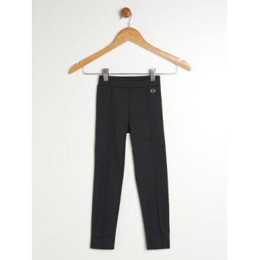 Imagem de Calça Montaria Térmica Infantil Para Menina - PRETO - Kamylus, Preto, 