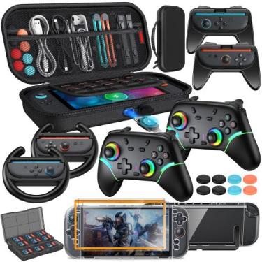 Imagem de Kit de Acessórios para Videogame FYOUNG Switch 2 23 em 1
