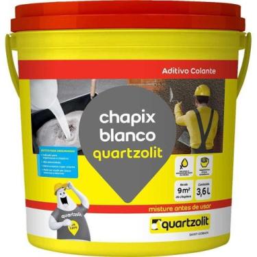 Imagem de Adesivo Chapix para Argamassas e Chapiscos PVA 3,6L Branco Quartzolit