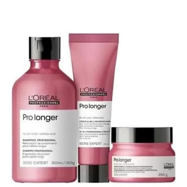 Imagem de Kit LOréal Pro Longer Sh 300ml + Másc 250g + CPP 150ml
