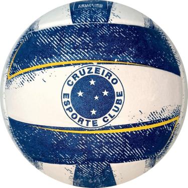 Imagem de Bola de Vôlei 115 E.V.A Leve e Macia 0% Absorção Água Cruzeiro Branco Dualt