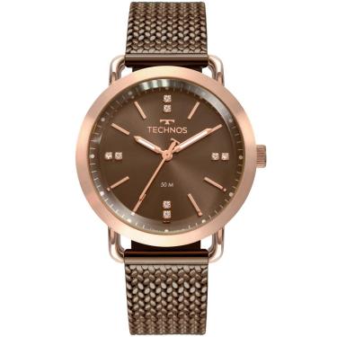 Imagem de Relógio Feminino Technos Fashion Style 2036MMD/4M 38mm Aço Marrom