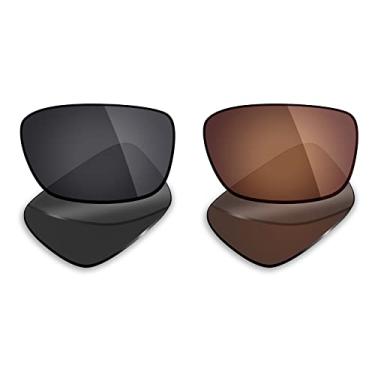 Imagem de 2 pares de lentes polarizadas de substituição da Mryok para óculos de sol Oakley Drop Point – Opções