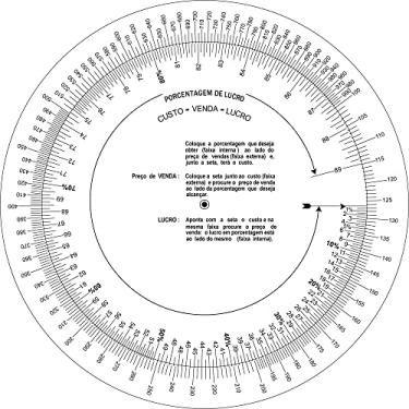 Imagem de Disco de Custo-Venda-Lucro, 12, 5 cm de diâmetro, Branco, Trident