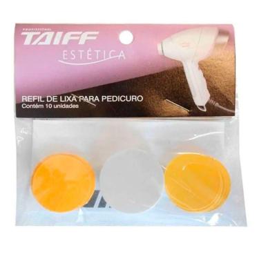 Imagem de Refil de Lixa Taiff para Pedicuro com 10 Unidades – Alta Aderência e Descarte Higiênico