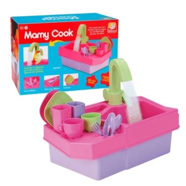 Imagem de Cozinha Infantil Rosa Com Pia E Torneirinha Saí Água Verdade  6170 Silmar