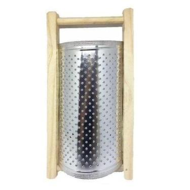 Imagem de Ralador Mineiro Gigante Para Milho/Queijo Aço Madeira